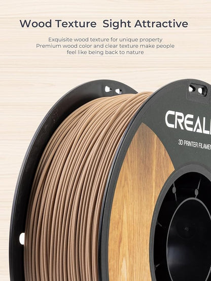Creality Wood Filament PLA, 3D Printer Filament 1.75 mm, Smooth Silk Texture - Image 4