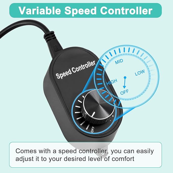 14 Inch Shutter Exhaust Fan, High Power Wall Mount Attic Fan - Image 5