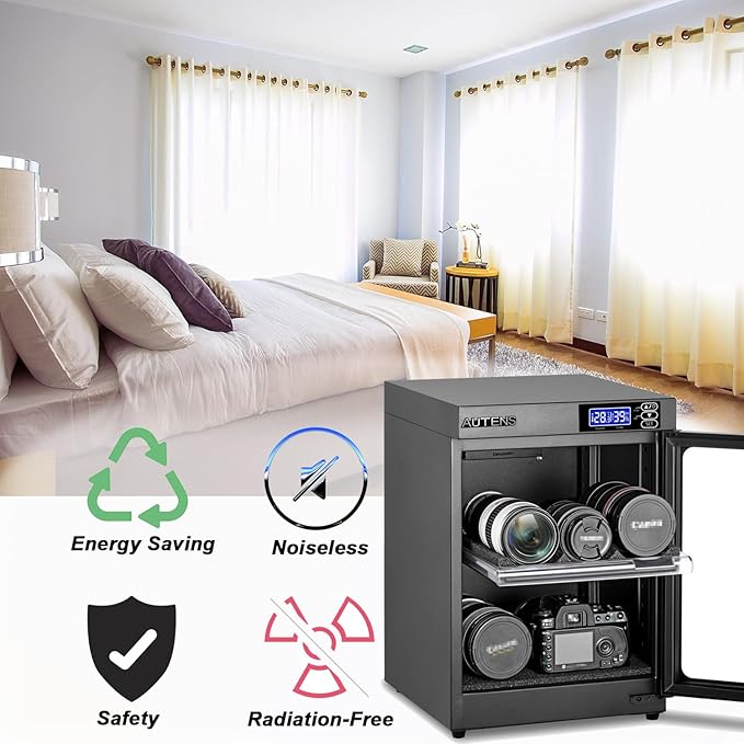 AUTENS 30L Dehumidifying Dry Cabinet Box, Digital Control Noiseless and Energy - Image 4