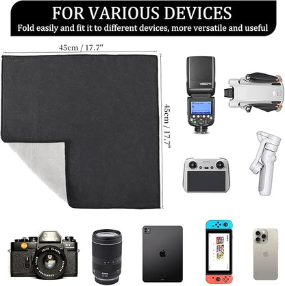2 Pack Camera Protective Wrap, Lens Protector, Magic Self-Adhesive Cloth - Image 3