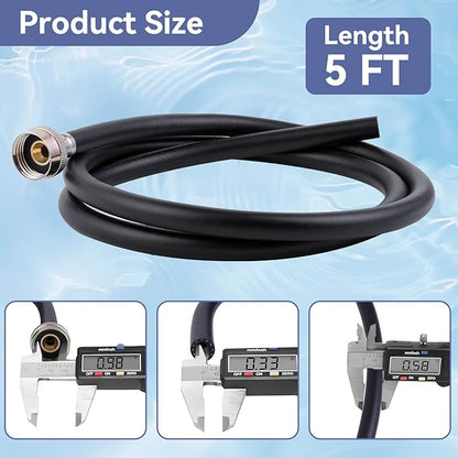 5 Feet Dehumidifier Drain Hose, 3/4 Inch FHT Connection, Brass Interface to - Image 2