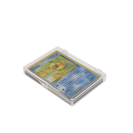 BCW Hinged Trading Card Box – 25 Count | Clear Plastic Card Storage Box | Snap - Image 3