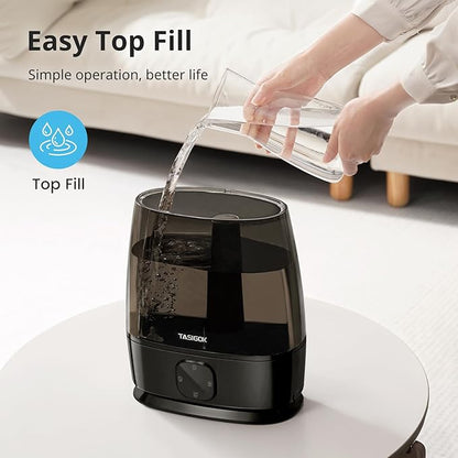 Humidifiers for Bedroom Home, 6L Cool and Warm Mist Air Humidifier for Large - Image 2