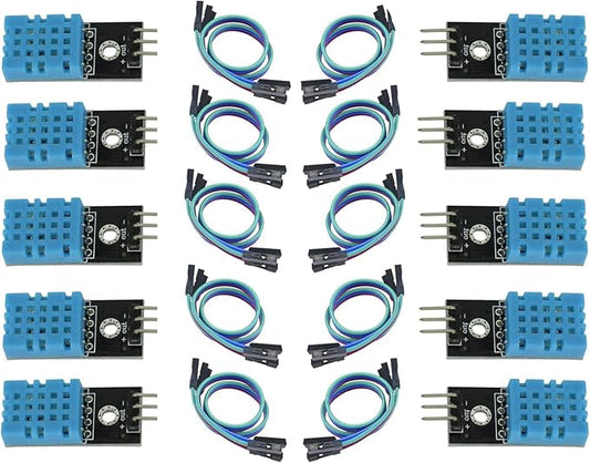 10 Pieces DHT11 Temperature & Humidity Sensor Module Digital Temperature and by hiBCTR