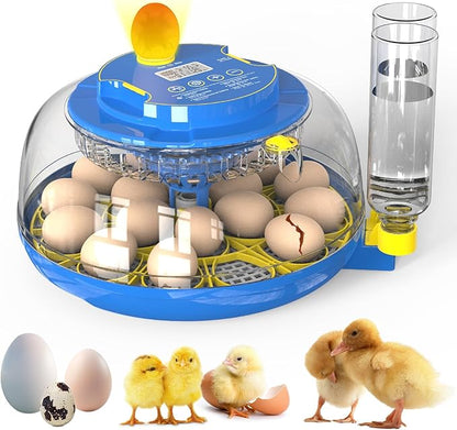 Egg Incubator for Hatching Chicks, 18 Eggs Automatic Egg Turner Multifunctional by SENXINGYAN