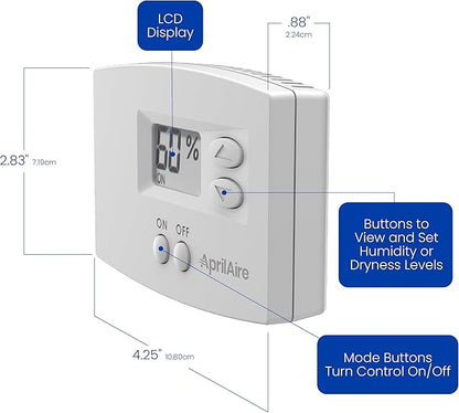 AprilAire 76 Digital Wall Mount Dehumidifier Control - Image 4