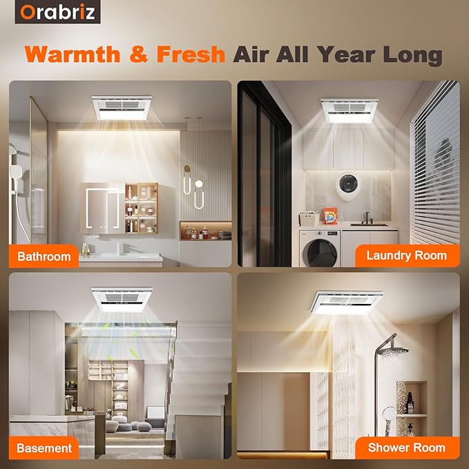 4-in-1 Bathroom Exhaust Fan - Image 7