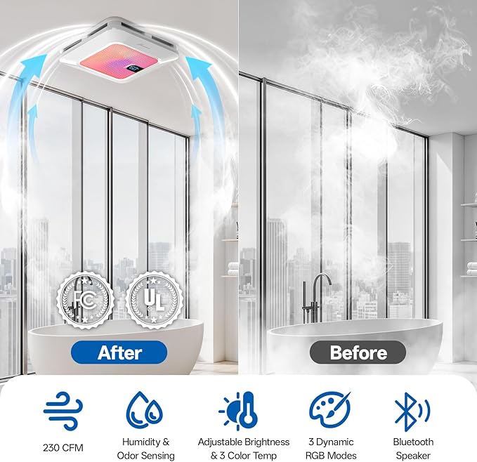 Smart Bathroom Exhaust Fan - Image 4