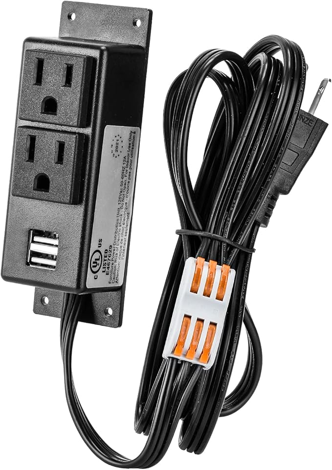 Gun Safe Power Outlet Kit, Briidea Gun Safe Accessory Electrical Outlet by briidea