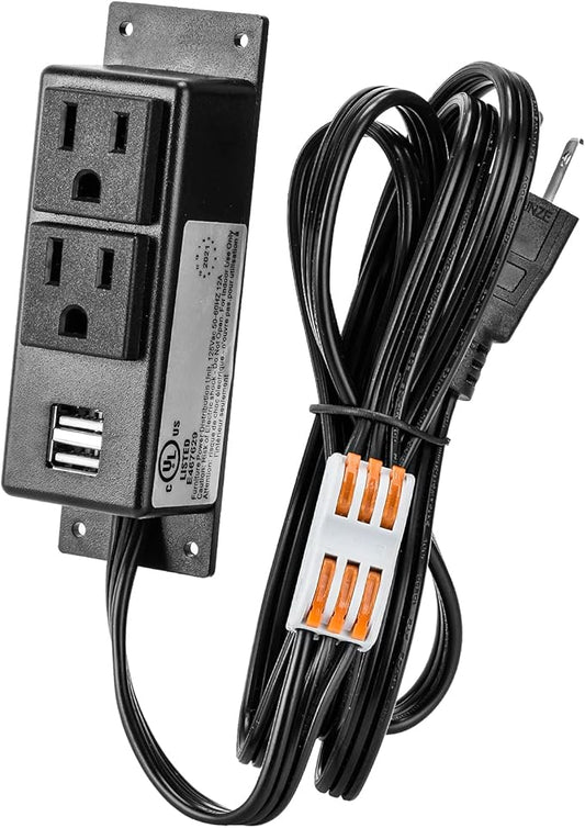 Gun Safe Power Outlet Kit, Briidea Gun Safe Accessory Electrical Outlet by briidea