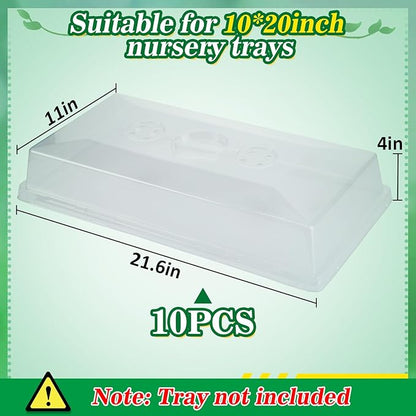 Apipi 10 Pcs 4'' High Durable Humidity Domes - Image 6