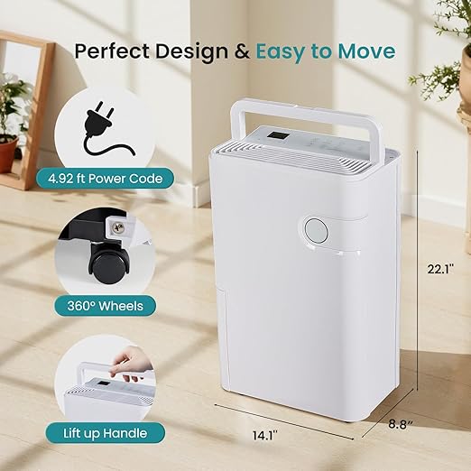 NEWBULIG 80Pints Dehumidifier - Image 2