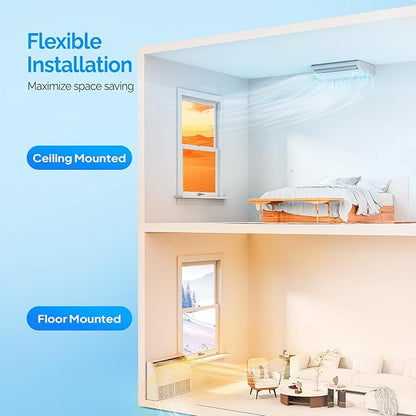 ROVSUN 22200 BTU Floor Ceiling Mounted Air Conditioner - Image 2
