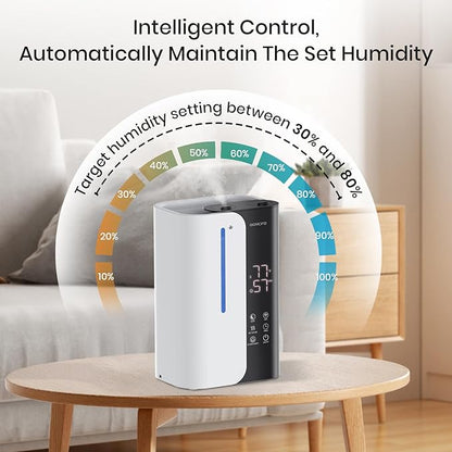 Cool Mist Humidifiers for Bedroom and Plants & Baby, Top Fill 5L Large Room - Image 2