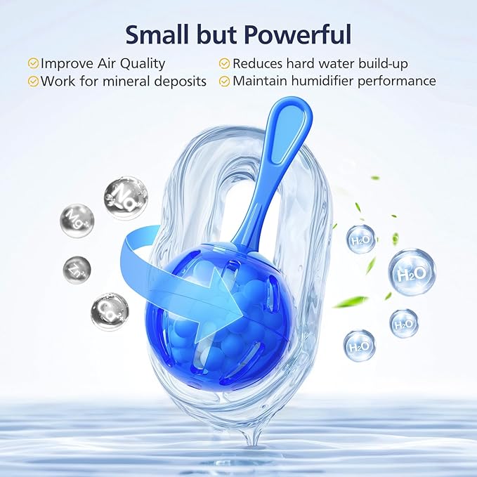 12 Pack Universal Humidifier Tank Cleaner Demineralization Cleaning Ball - Image 4