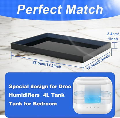 Acrylic Humidifiers Tray for Dreo Humidifier HM311 4L Tank, Leak-Proof Tank for - Image 2