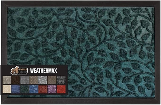 GORILLA GRIP 100% Waterproof All-Season WeatherMax Doormat, US Designed Natural by GorillaGrip