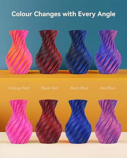 Matte PLA Filament 1.75mm, 1kg 3D Printer Filament, Smooth Matte Finish - Image 4