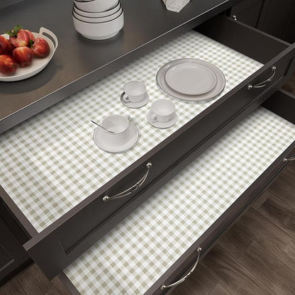Shelf Liner for Kitchen Cabinets 18" x 360" Non-Adhesive Non-Slip Drawer Liners - Image 6