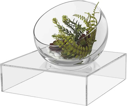 6 Pack Clear Acrylic Display Box Counter Retail Merchandise Storage Bin No Lid - Image 3