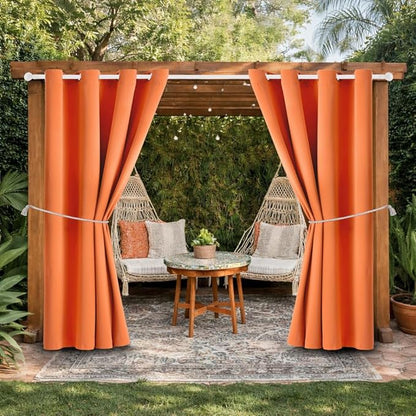 DIVA EN CAMINO DEC Outdoor Patio Curtain Waterproof Darkening Thermal Insulated by DivaenCamino