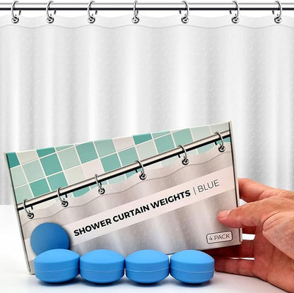Powerful Anti-Billowing Magnetic Shower Curtain Weights by HMmagnets