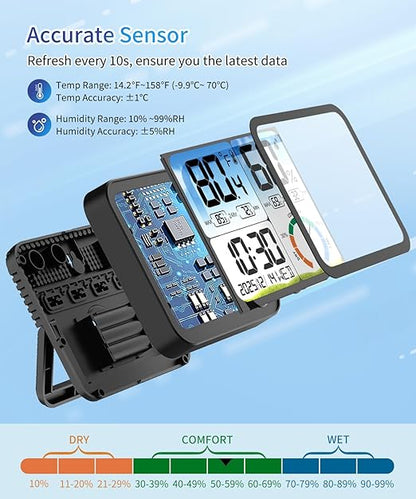 VOCOO Digital Indoor Room Thermometer - Image 3