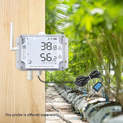 UbiBot GS1-AETH1RS Ethernet & WiFi Temp/Humidity/Illumination Sensor, Data - Image 5