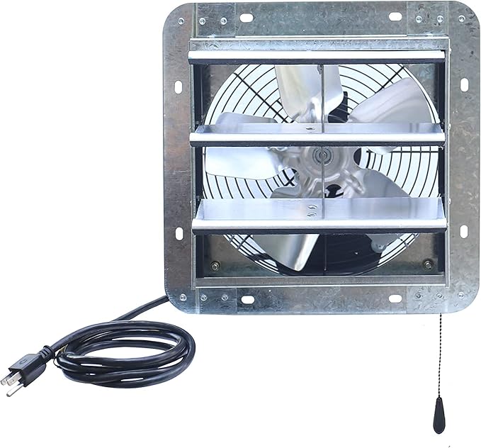 iLiving ILG8SF10V-T, 10 inch Shutter Exhaust Attic Garage Grow, Ventilation Fan by iLiving