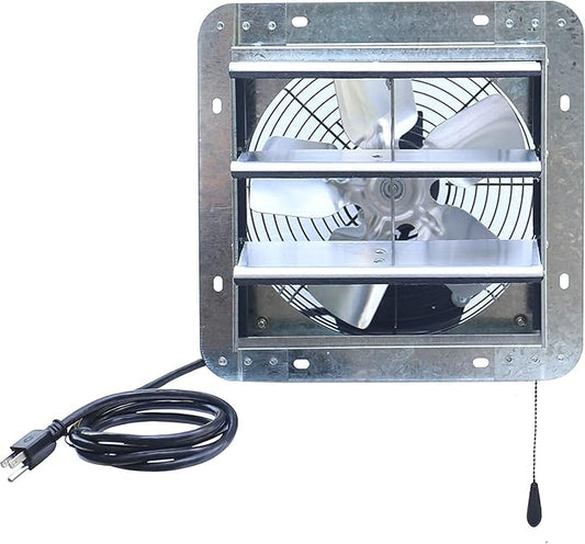 iLiving ILG8SF10V-T, 10 inch Shutter Exhaust Attic Garage Grow, Ventilation Fan by iLiving