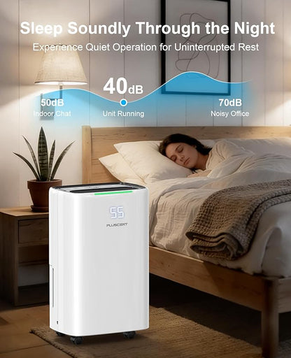 5000 Sq.Ft Dehumidifiers for Home, 52 Pints Compressor Dehumidifier for Basement - Image 6