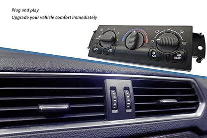599-218 Front A/C Heater Climate Control Module Panel - Image 3
