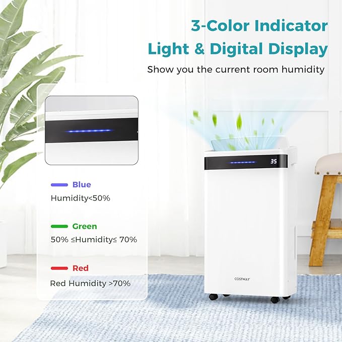 COSTWAY 4, 500 Sq. Ft Dehumidifier - Image 4