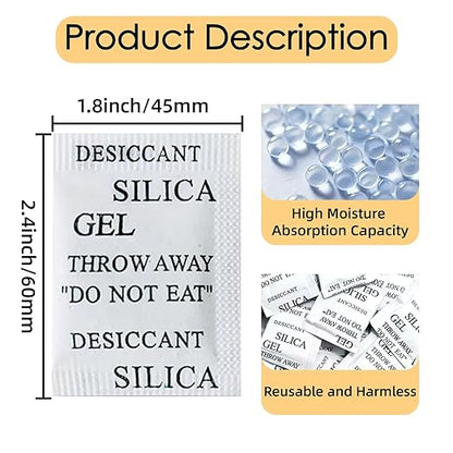 100-Pack 5Gram Silica Gel Packets - Image 2