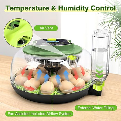 18 Egg Incubators for Hatching Eggs, Egg Incubator - Image 3