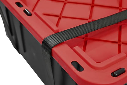 CX BLACK & YELLOW, XTRA TALL 27-Gallon Heavy Duty Tough Storage Container & - Image 3
