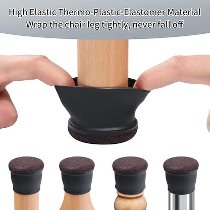 Ezprotekt 24 Pcs Extra Large Chair Leg Floor Protectors - Image 5