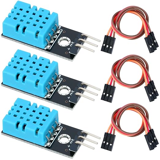 WWZMDiB DHT11 Temperature and Humidity Sensor 3.3V-5V Humidity Measure 20%-95% by WWZMDiB