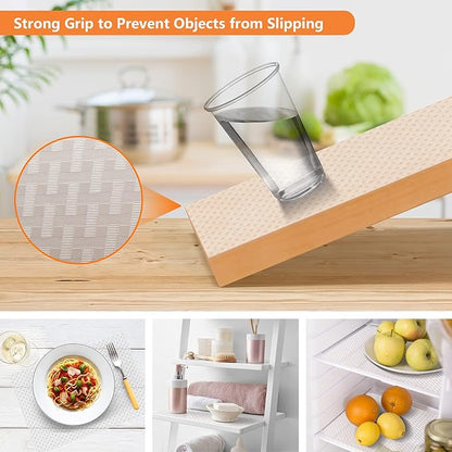 Shelf Liners for Kitchen Cabinets Refrigerator Liners Waterproof Kitchen - Image 7
