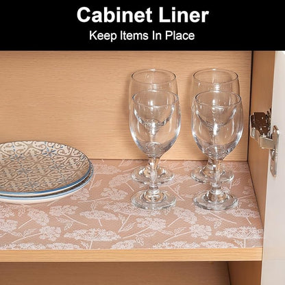 Cooyes Shelf Liners for Kitchen Cabinets, Refrigerator Liners Waterproof & - Image 3