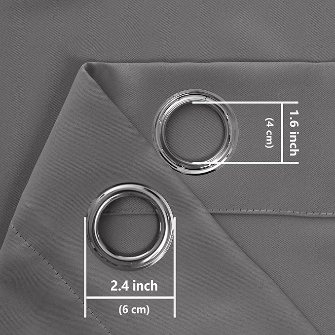 Hiasan Blackout Curtains for Bedroom, 52 x 102 Inches Long - Image 6