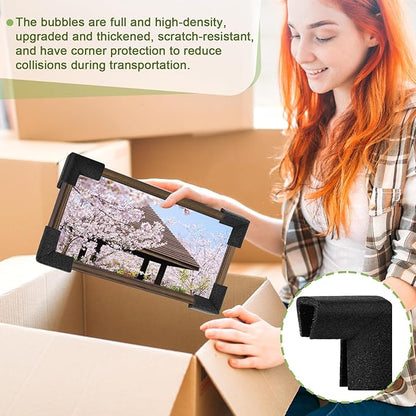 48 Pcs Foam Corner Protectors for Shipping, L-Shaped Edge Guards for TV Moving - Image 4
