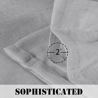 H.VERSAILTEX Light Filtering Linen Textured Curtains - Image 5