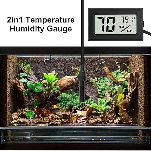 3Pcs Fahrenheit Thermometer Hygrometer Mini Digital - Image 6