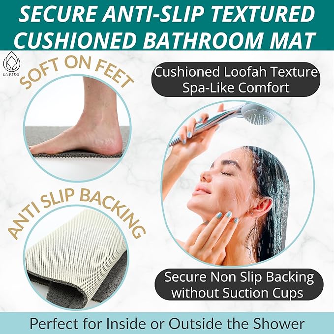 Non Slip Bathtub Mat Shower Mat - Image 2
