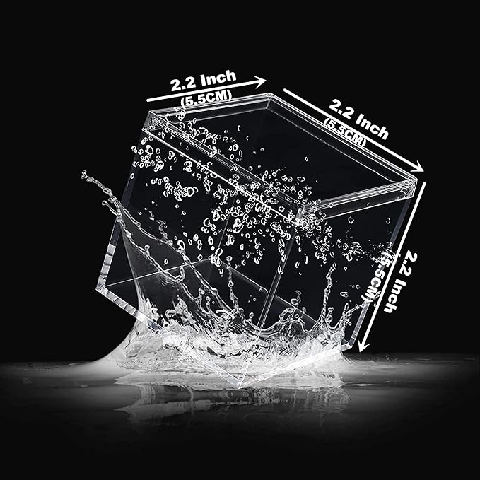 Acrylic Box 4Packs Clear Boxes - Image 2