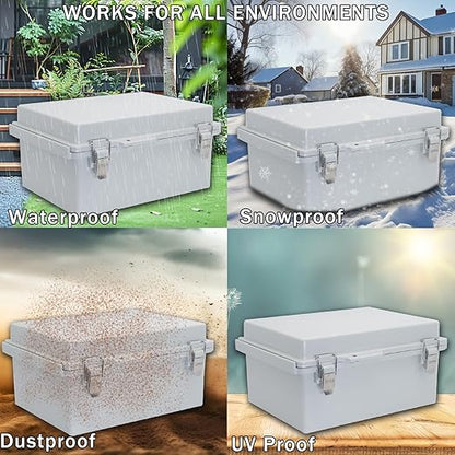 Outdoor Waterproof Box, IP67 ABS Junction Box Electrical Enclosure - Image 6