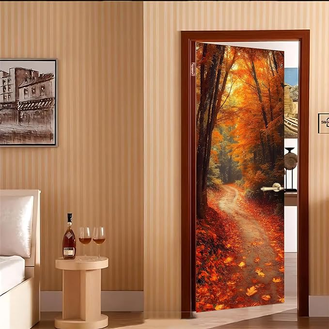 3D Door Decals Stickers, Peel Stick Wall Murals Vinyl Wallpaper Self-Adhesive - Image 7