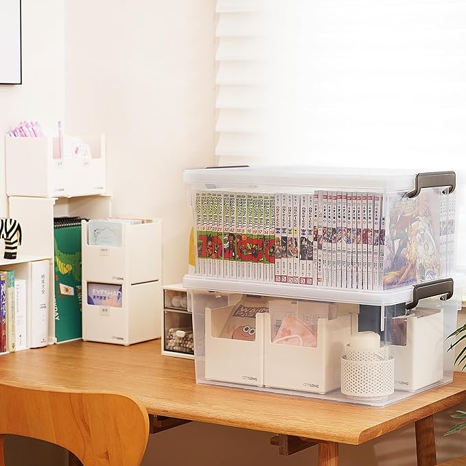 Citylife 33 QT 6 Packs Plastic Storage Bins - Image 5