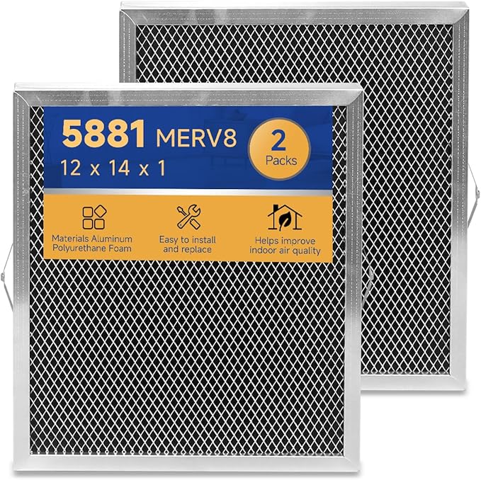 5881 Dehumidifier Filter MERV 8 Washable Compatible by Unknown